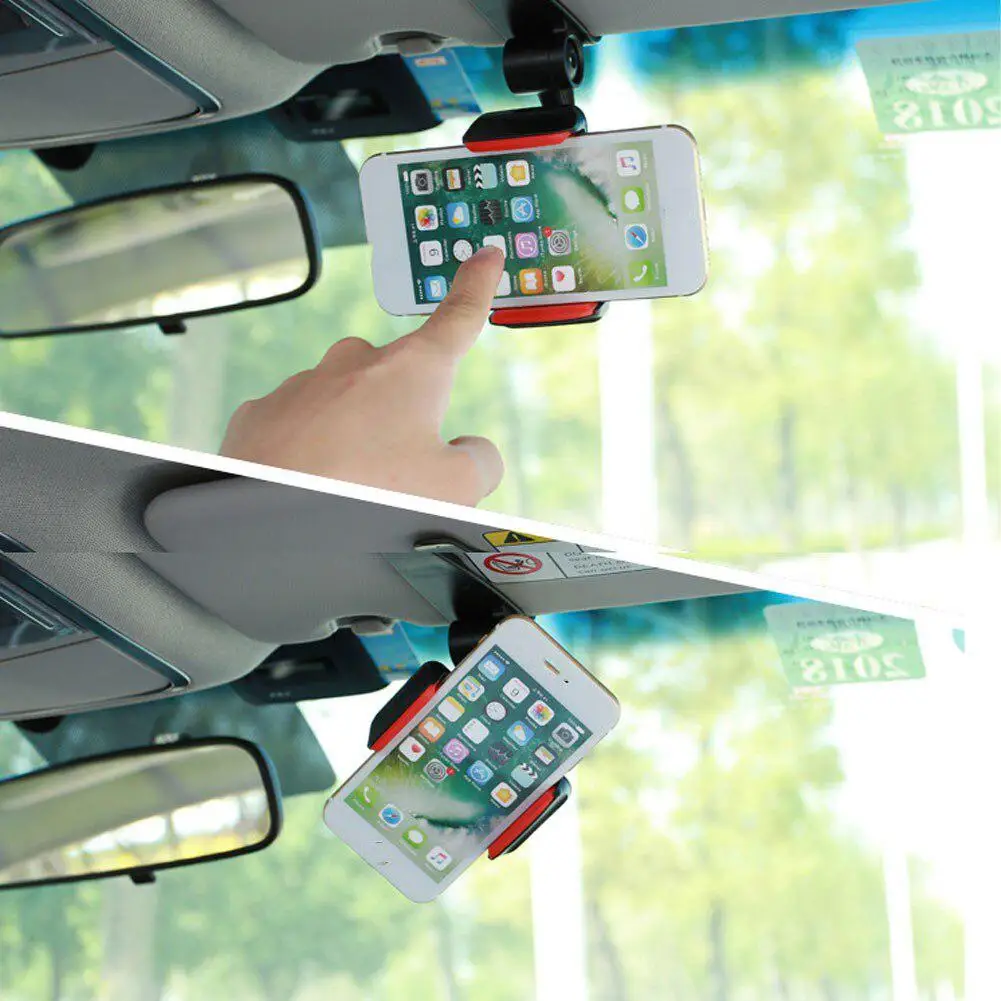 Универсальный Безопасный Автомобильный держатель для телефона с солнцезащитным