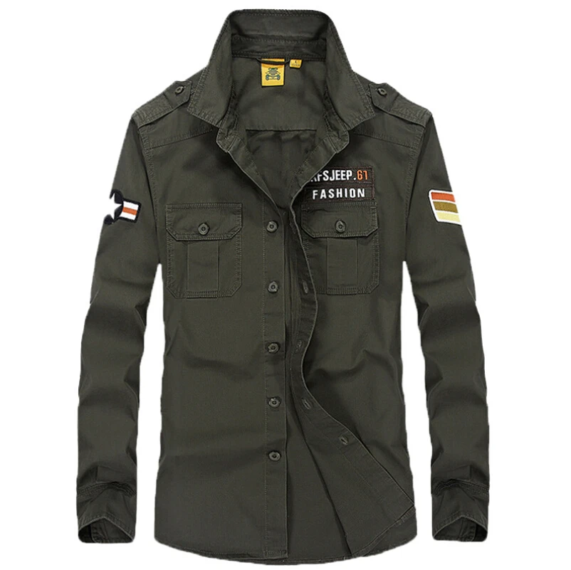 Рубашка мужская с длинным рукавом 100% хлопок 3XL | Мужская одежда