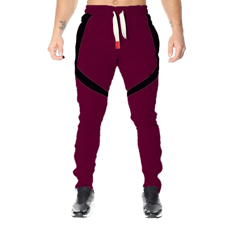 

New Men's Fitness Training Sports Warm Pants Jogging Men Bottoms Fashion Brand Casual Hip-Hop Stitching Sports Pants Sportswear