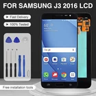 ЖК-дисплей 5,0 дюйма с дигитайзером сенсорного экрана и органическим светодиодом для Samsung Galaxy J320, J3 2016, J320F, J320M, в сборе, с инструментами
