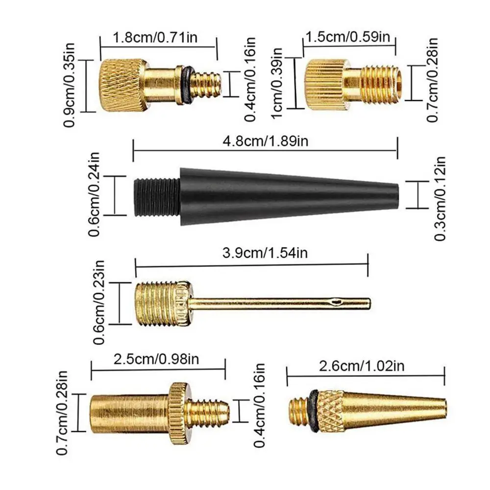 

Bike Valve Conversion Nozzles Bicycle Valve Adapter SV DV AV Bike Valve Nozzle Pump Accessories