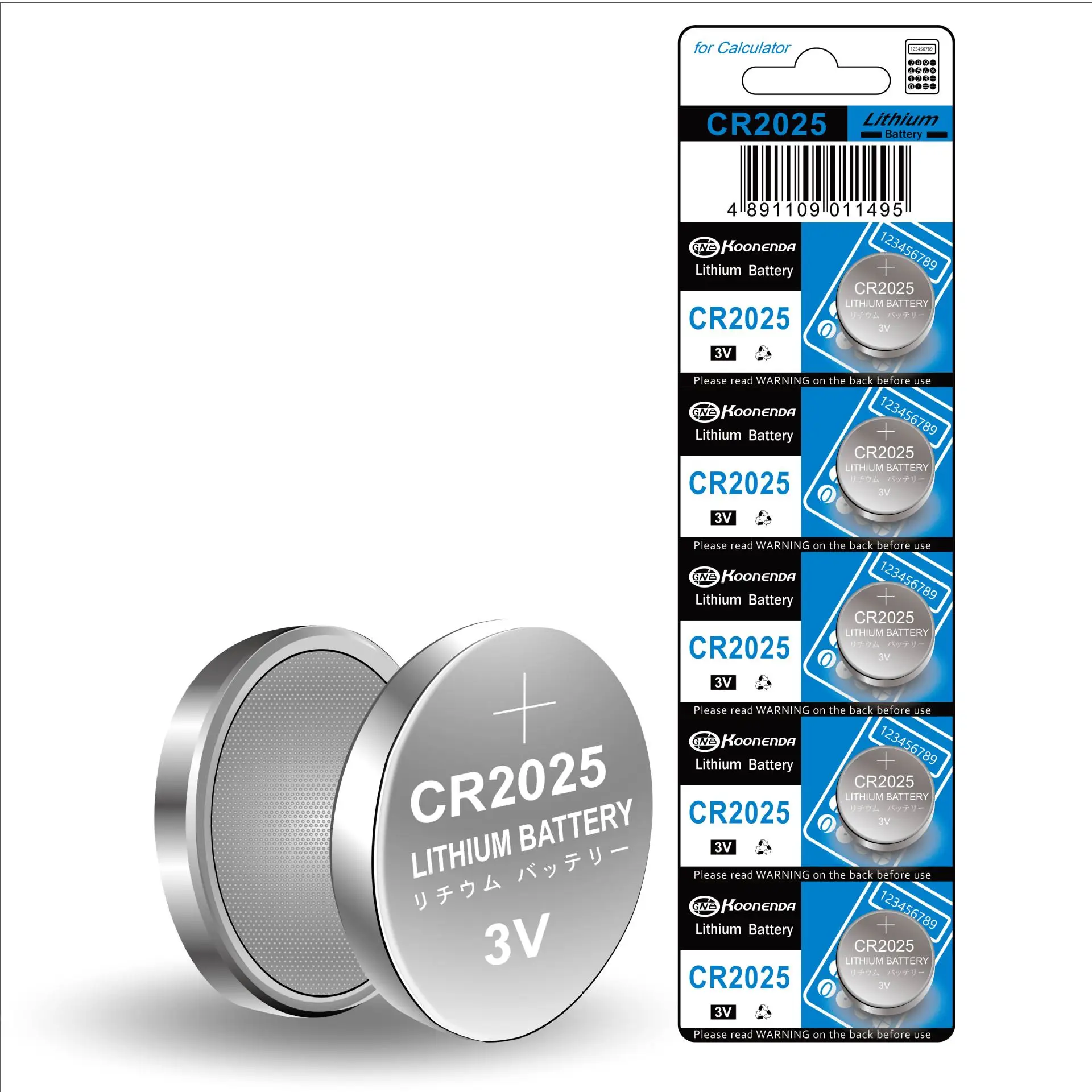 

2021 10PCS CR2025 Lithium Batteries button battery 3V for motherboard car key remote control toy blood pressure meter