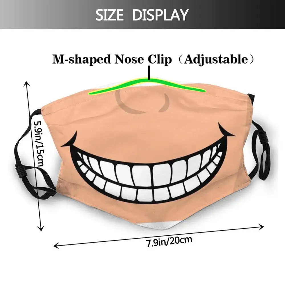 Маска для лица улыбка сделай сам маска взрослых и детей смех дружественное милое