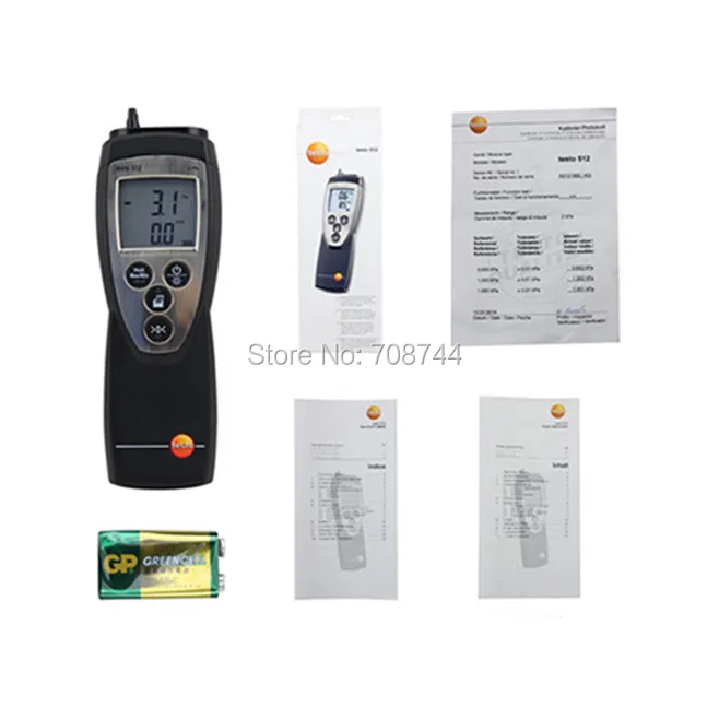 Дифференциальный измеритель давления Testo 512 для 0-200 hPa 0560 5128 | Инструменты