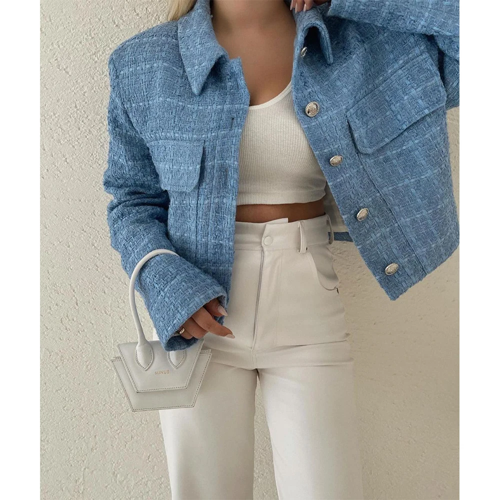

2021 New Women 2 piece set Cropped Blazer & Short Jumpsuits Fashion Elegant Chic Lady Woman suits Two-piece Set Outfits