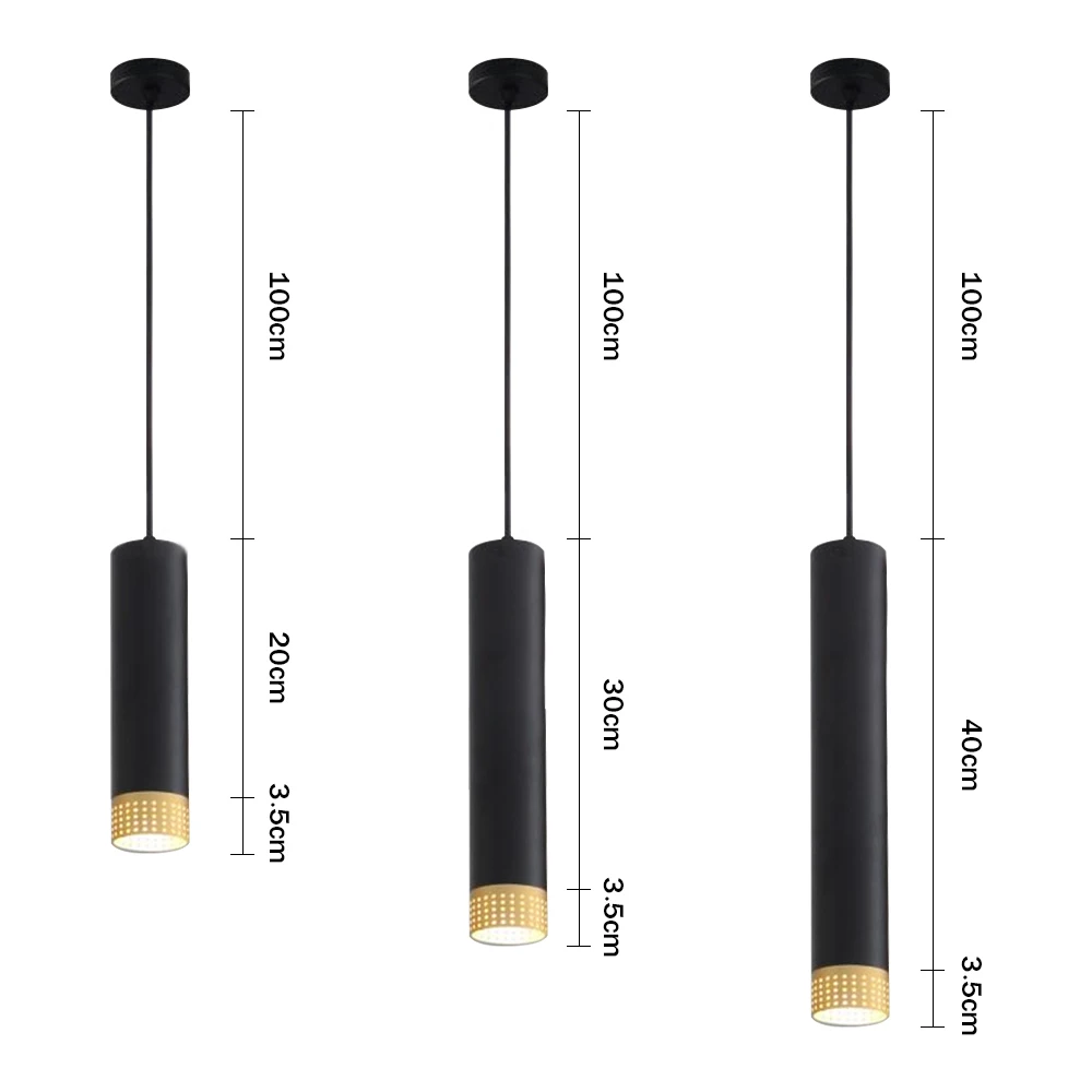 Подвесные светильники Nordic Led Потолочная Подвесная лампа длинная трубка