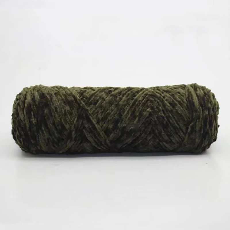 Velvet Yarn Soft Protein Cashmere Yarn Silk Wool Baby Yarn Crochet Knitting Yarn Cotton Baby Wool Diy Sweater - Color: 27
