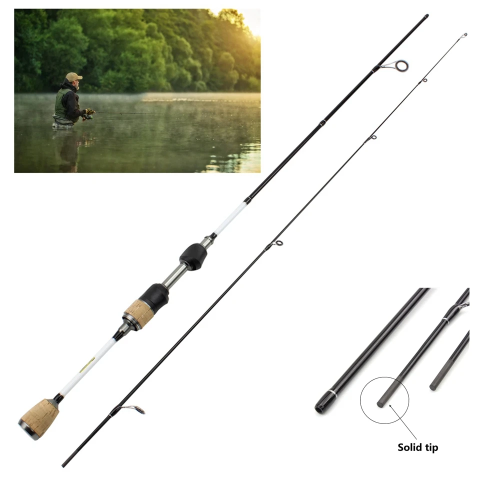 

2022 1.8m Ultra-light Ul Power Lure Rod, 2Tips Trout Bait Rod, Bait Weight 1-6g, Thread Weight 3-6LB, Spinning Rod Fly Rod Pesca