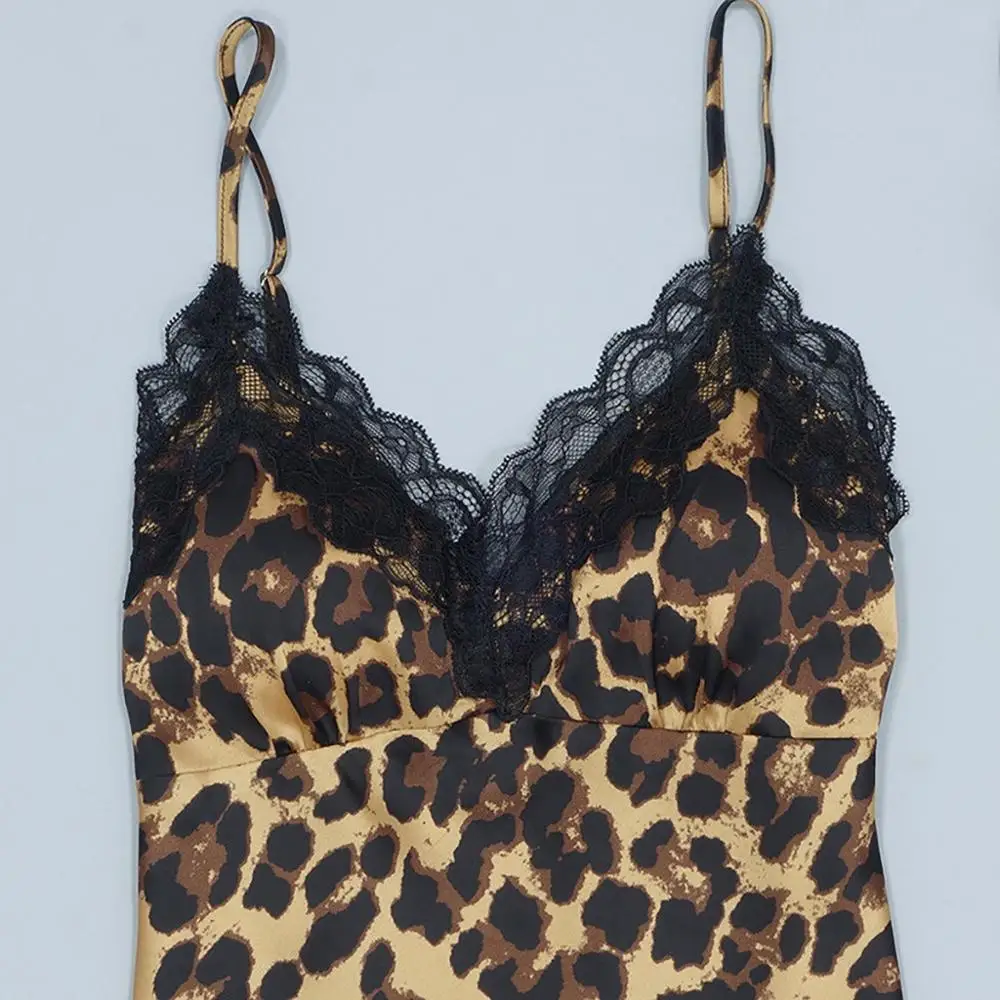 2021 леопардовые женские халаты атласный Шелковый пижамный комплект кардиган