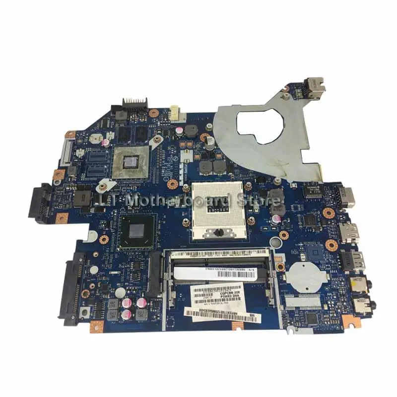 Материнская плата P5WE0 LA-6901P для acer 5750 5750G 5755, материнская плата для ноутбука HM65 GT520M, оригинальная тестовая материнская плата, Бесплатный процессор
