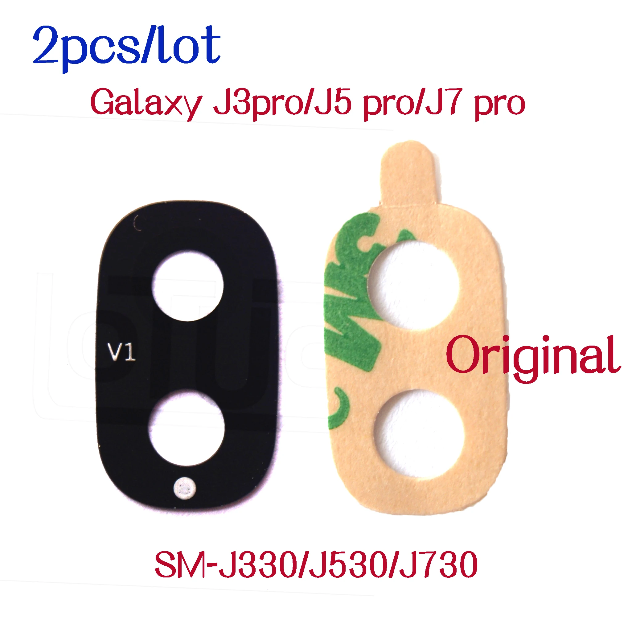 Оригинальный стеклянные объективы задней камеры для samsung galaxy J3 pro J5 J7 2017 J330 J530 J730