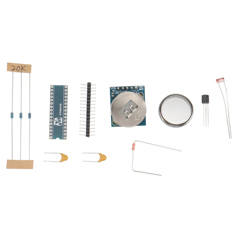 

EC1515X Rotating LED Display Alarm Electronic Clock Module DIY Kit Light Control LED Temperature Display for Arduino