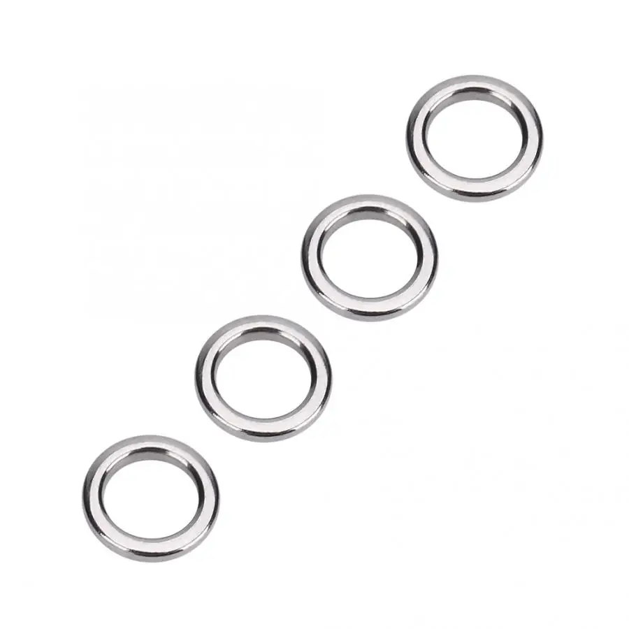 Сплит кольца из нержавеющей стали 50 шт. Прочные Кольца для укрепления приманки