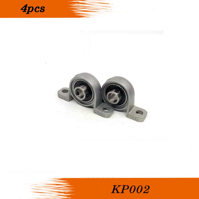 

Подшипники KP002 UCP002 P002, цинковый сплав, диаметр 15 мм, 4 шт.