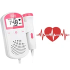 Портативный фетальный допплер, пренатальный детский детектор сердечного ритма для беременных женщин, измеритель сердечного ритма, безрадиационный стетоскоп, допплер плода