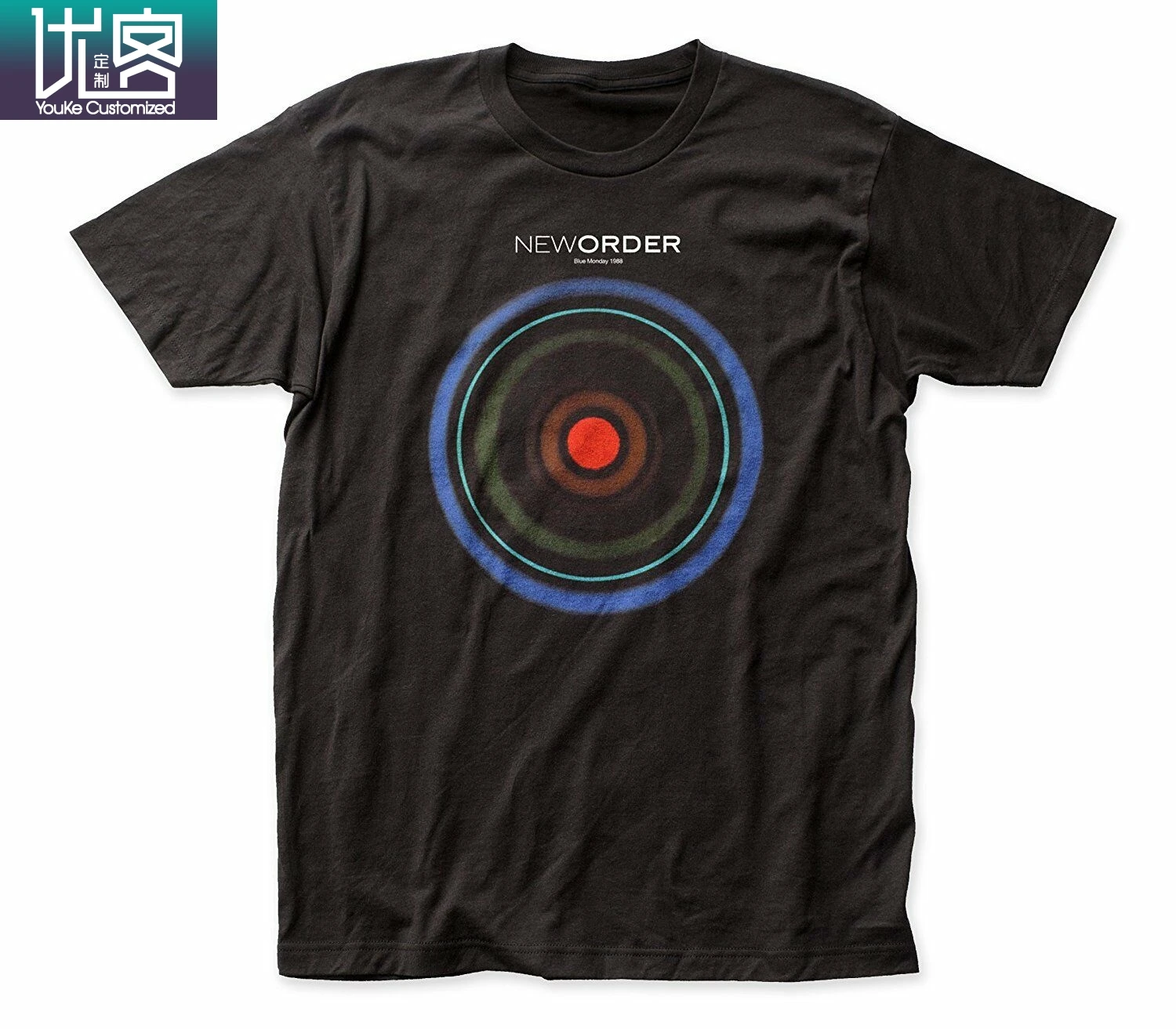Аутентичный новый заказ синий понедельник Slim-Fit футболка черный s m l xl 2XL Новинка |
