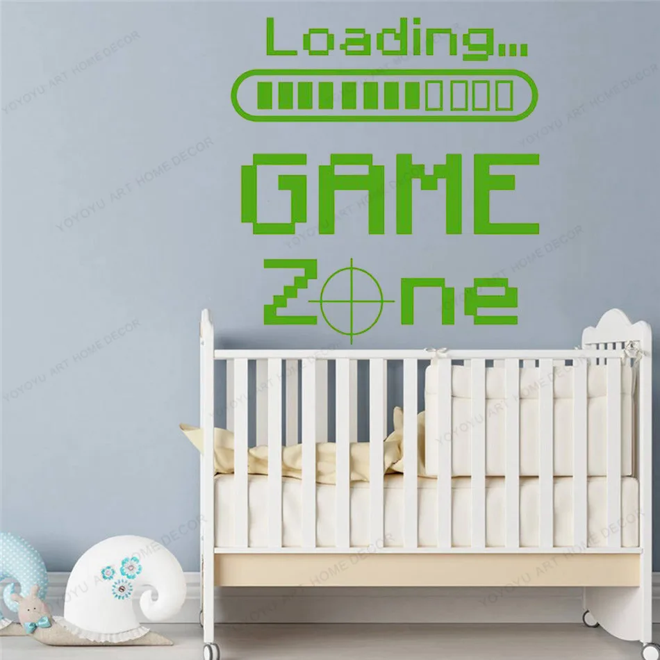 Настенная Наклейка в виде игровой зоны наклейка на стену для мальчиков