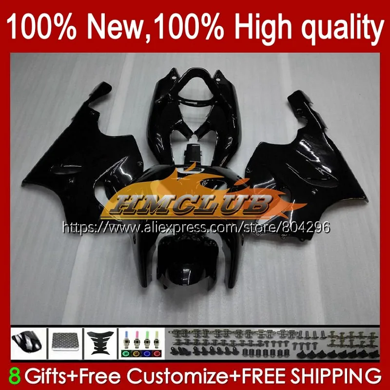 

Блестящий Черный Боди для KAWASAKI ZX7R ZX-750 ZX 7R 96 97 98 99 00 01 02 03 79No.1 ZX-7R ZX750 ZX 750 7 R 1996 2003 обтекатели