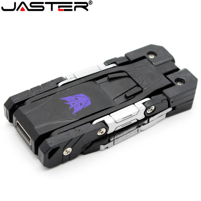 JASTER пластиковая игрушка стиль U диск мультипликационный персонаж usb флеш-накопитель transomer pendrive 4 ГБ 8 ГБ 16 ГБ 32 ГБ трансформационный робот