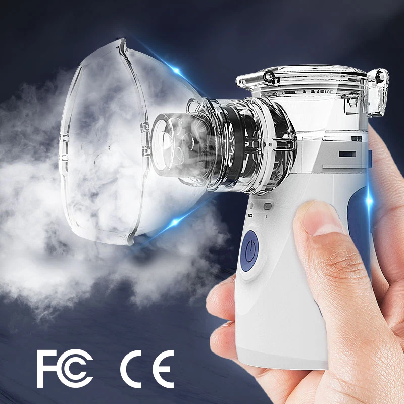 Portable Nebulizer Machine Medical Atomizer Nebuliser Inhalator Adult Children Silent Inhaler Humidificador Nebulizador Portatil | Красота и