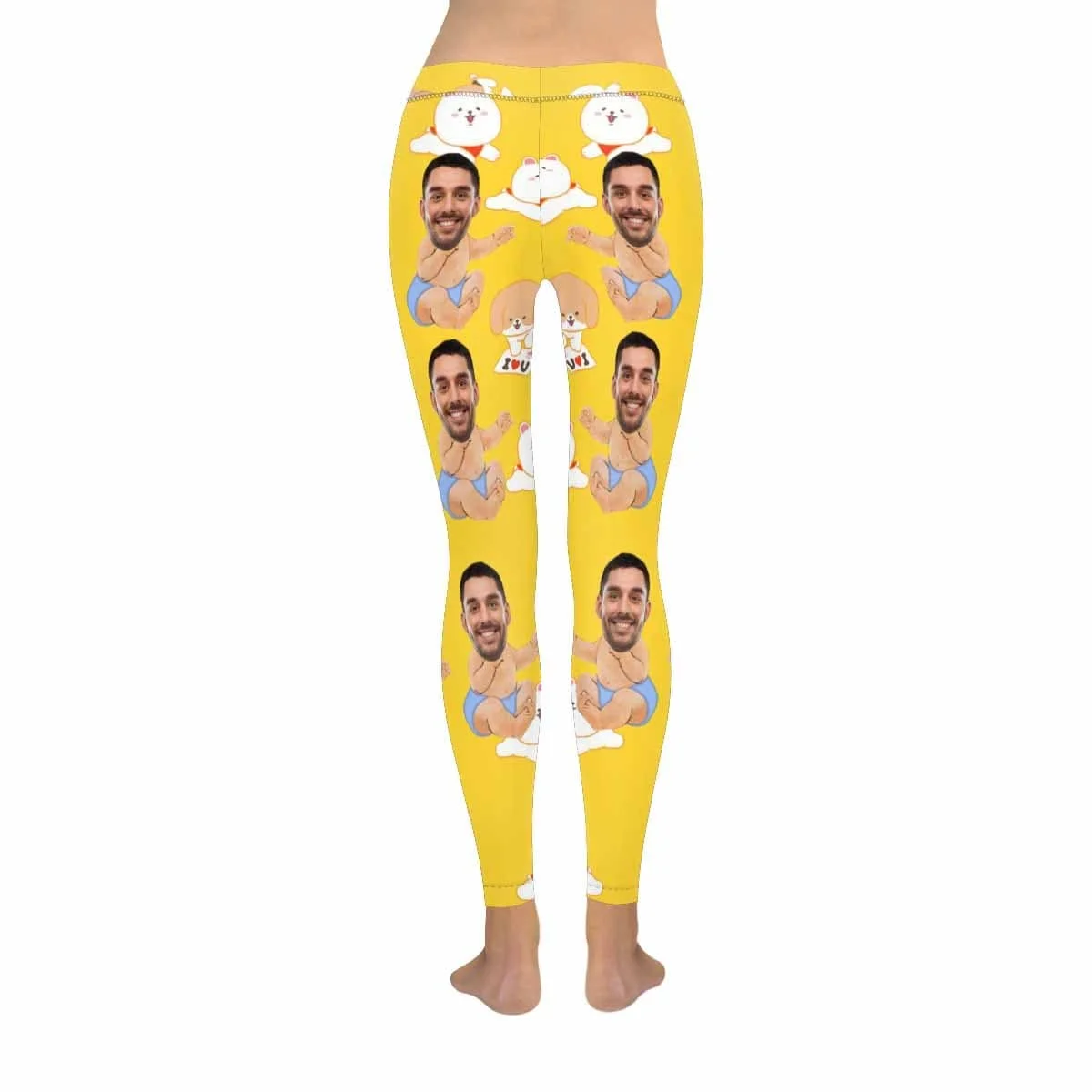 

Custom Face Baby All-Over Low Rise Yoga Leggings