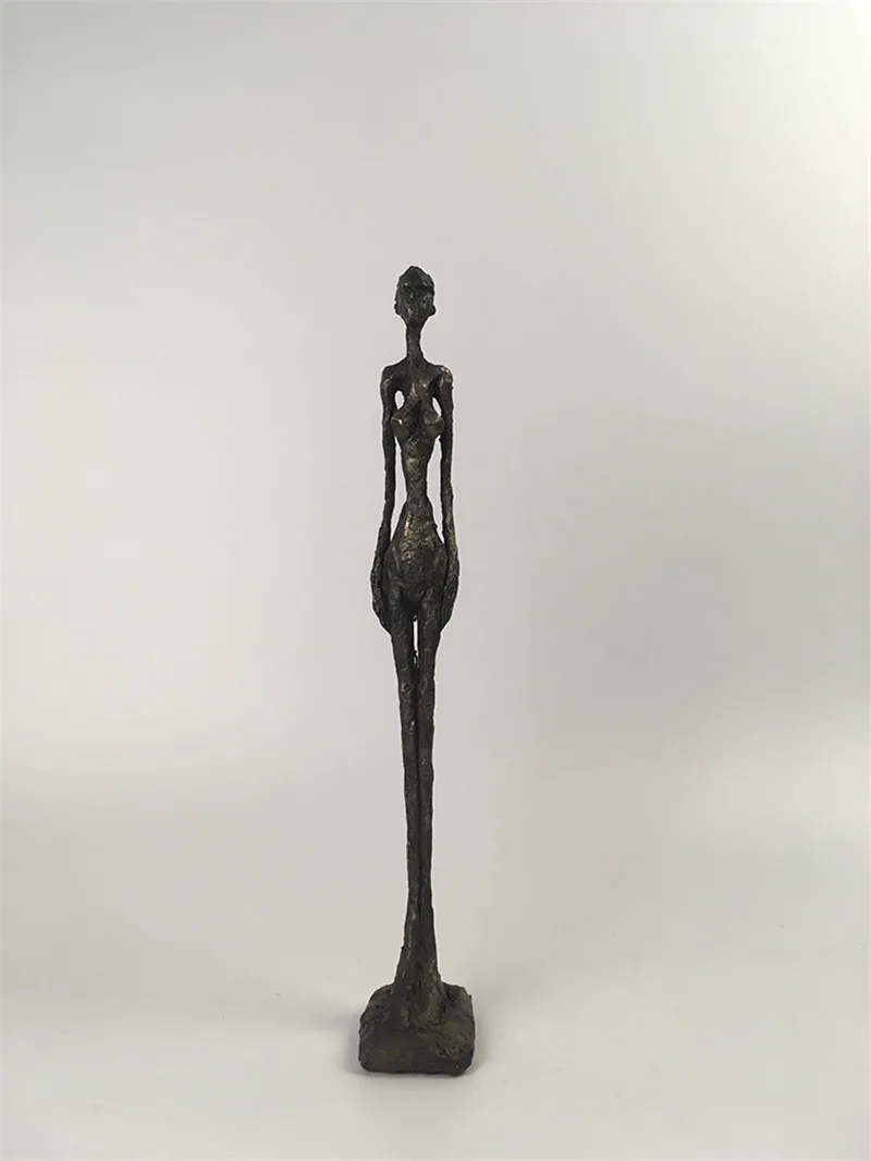 [HHT] Бронзовая статуя абстрактная известная фигура ДЖАКОМЕТТИ для дома или офиса