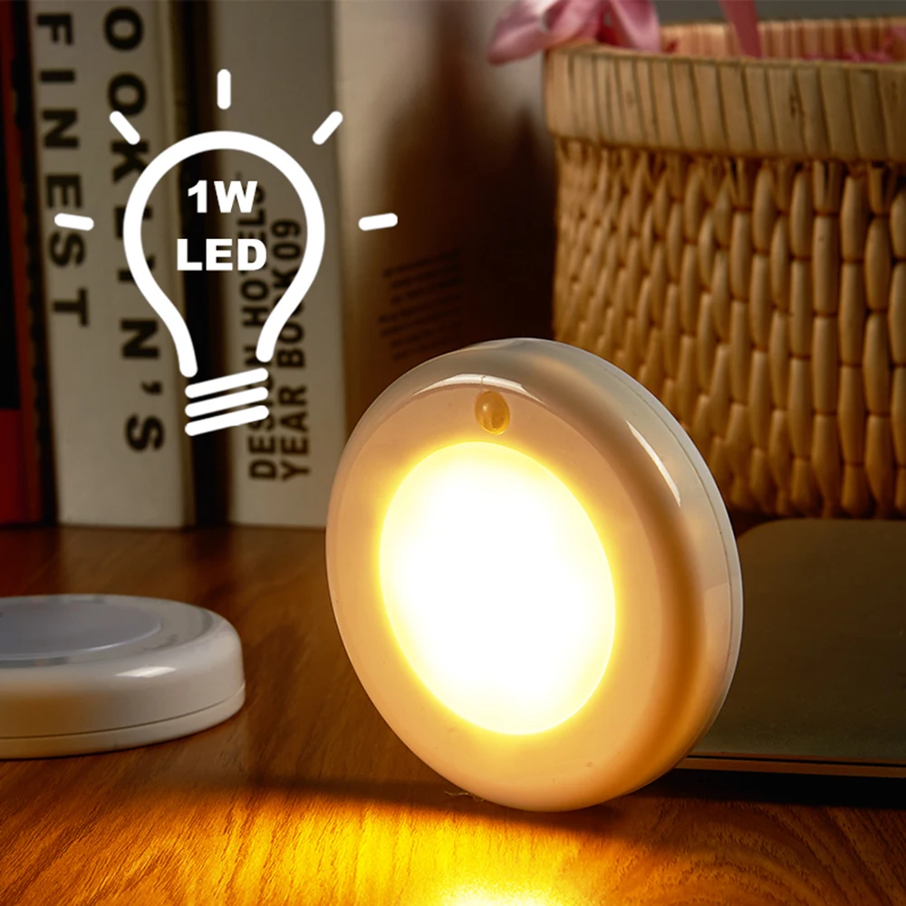 

Super Bright 1/3/6pcs Infrared Motion Sensor Night Light Wireless Detector Closet Light Bedroom Stair Cabinet Wardrobe Wall Lamp
