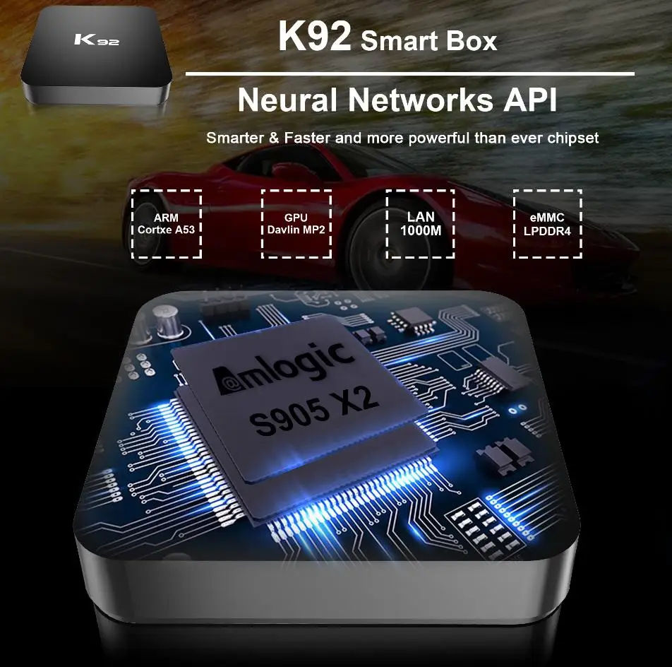 ТВ-приставка BEESCLOVER K92 Android 9 0 Amlogic S905 X2 2 4G/5G Dual WiFi USB3.0 BT4.2 поддержка 4K медиаплеера TV Box