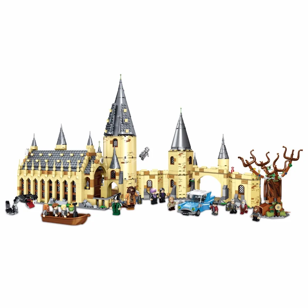 Гарри поттерс хиты Willows 792 шт. строительные блоки набор игрушка Diy Обучающие