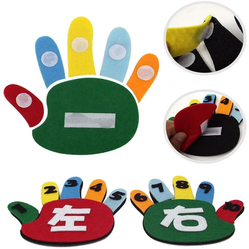 Войлочные изделия ручной работы с цифрами 1 комплект Детские Игрушки для раннего