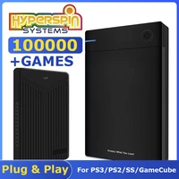 hyperspin hdd for win 7810 external portable hard drive built in100000 retro games for ps3ps2ps1sswiin64gamecubex box