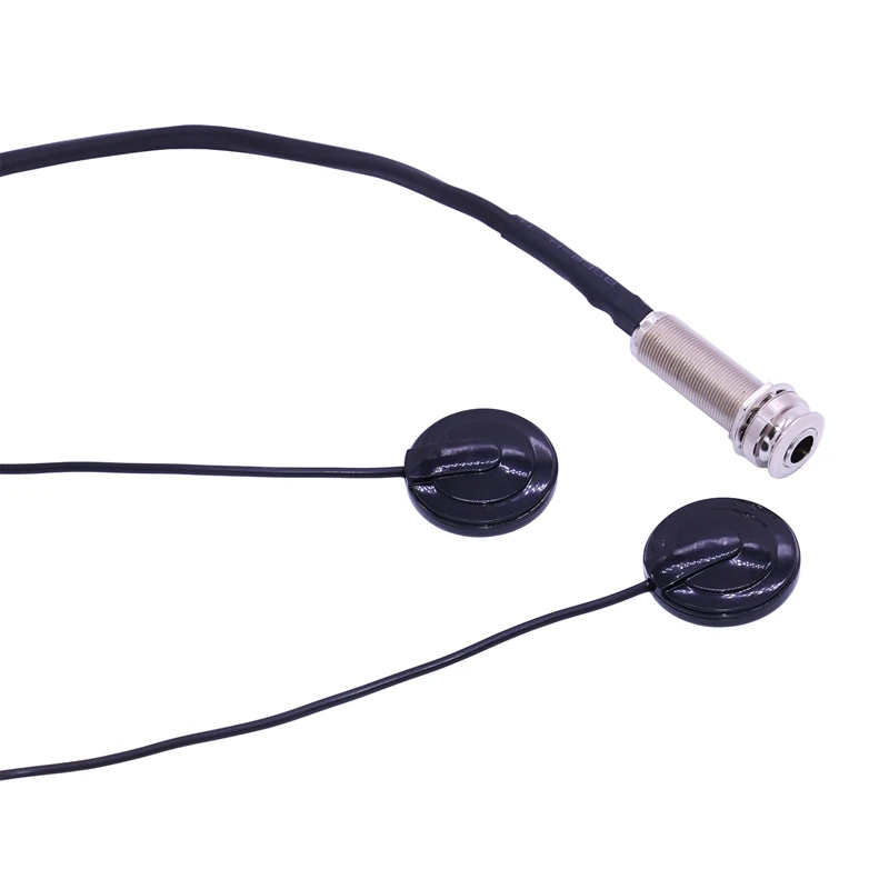 

Guitar Pickup Piezo Contact Microphone Pickup 3 Transducer 6.35mm for Acoustic Guitar Ukulele Mandolin