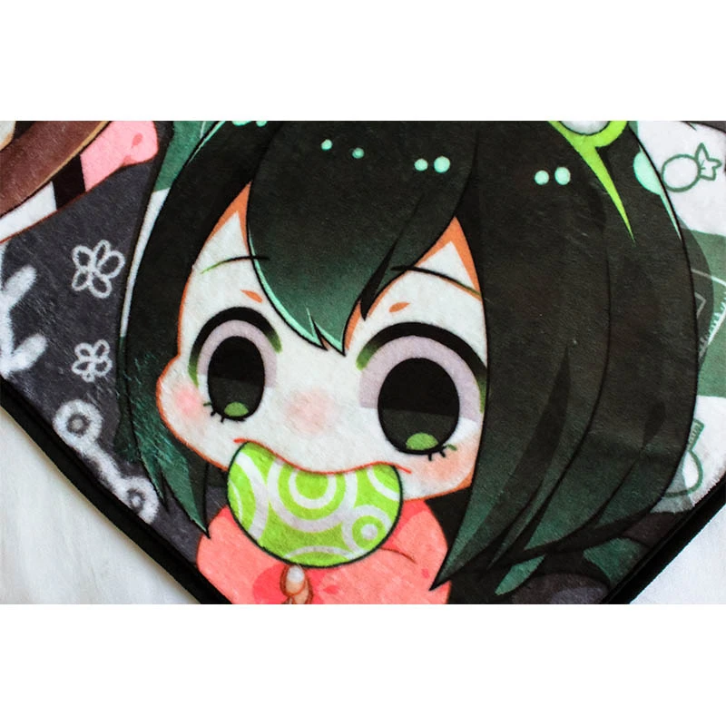 1pcs Anime My Hero Academia Cartoon Izuku Midoriya Printed Blanket Cosplay Prop Home Decor for Women Girl New Year Gift | Тематическая