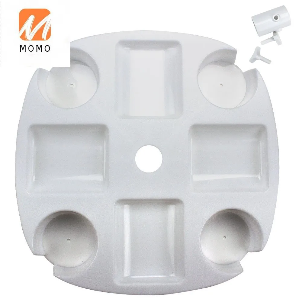 

white plastic beach umbrella table try beach umbrella cup holder beach patio garden swimming pool sun umbrella storage rack