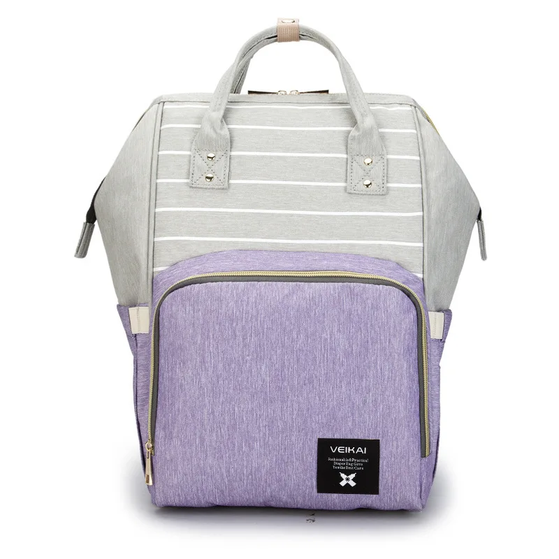 Fringe purple Рюкзак Mochila Land, сумка для подгузников, водонепроницаемая сумка для мамы, Большая вместительная Детская сумка, органайзер для ухода за ребенком, сумка для подгузников - Цвет: Fringe purple