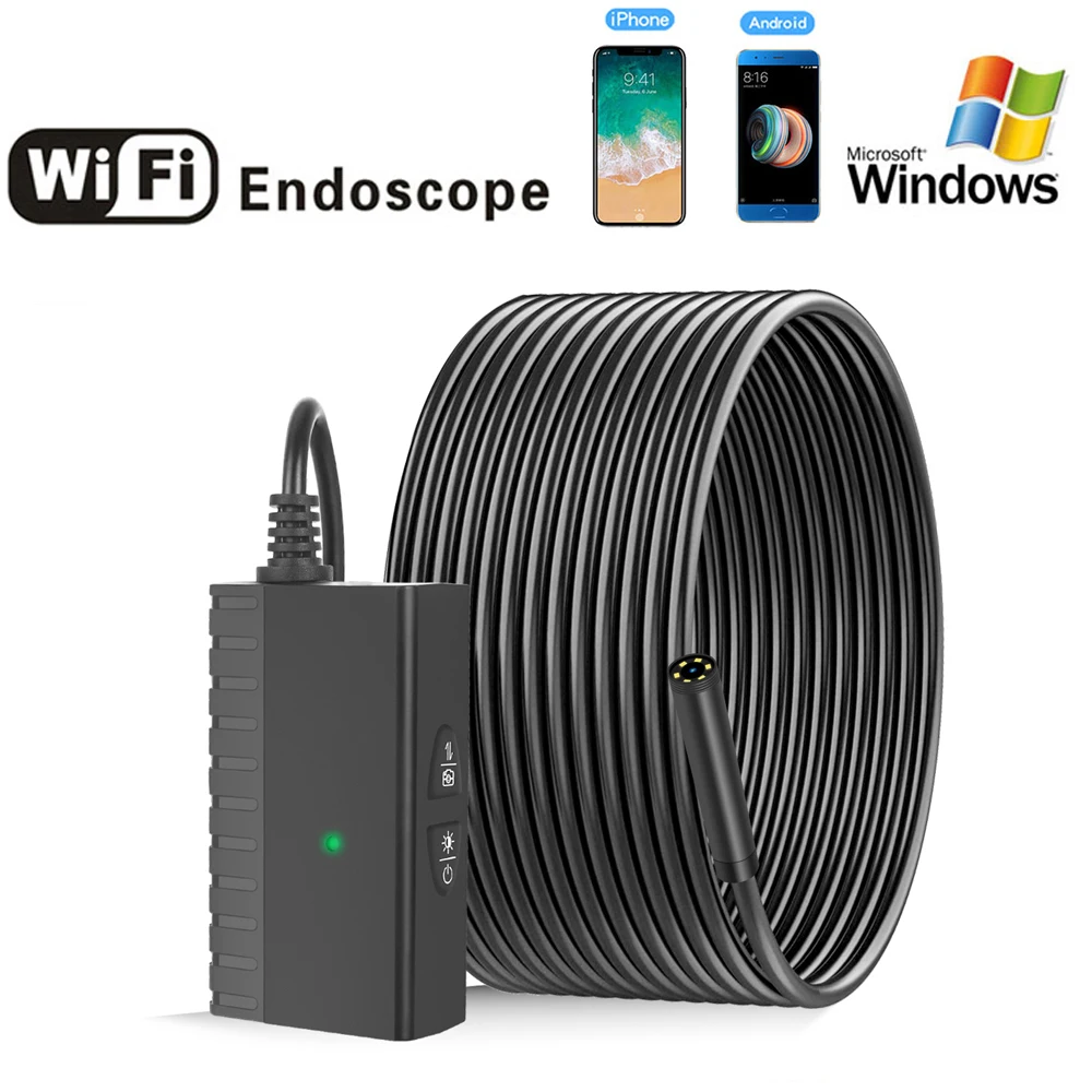 Wi Fi эндоскопическая камера HD 5 P объектив мм USB Полужесткий кабель