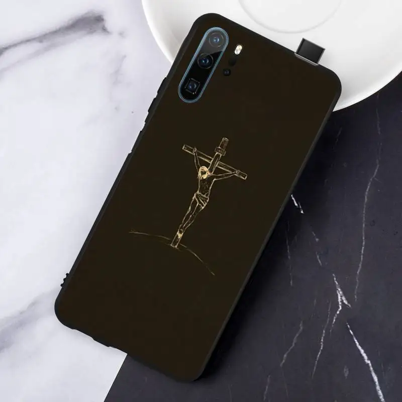 

Jesus Christ Cross Believer Phone Case For Huawei honor Mate P 10 20 30 40 Pro 10i 9 10 20 8 x Lite