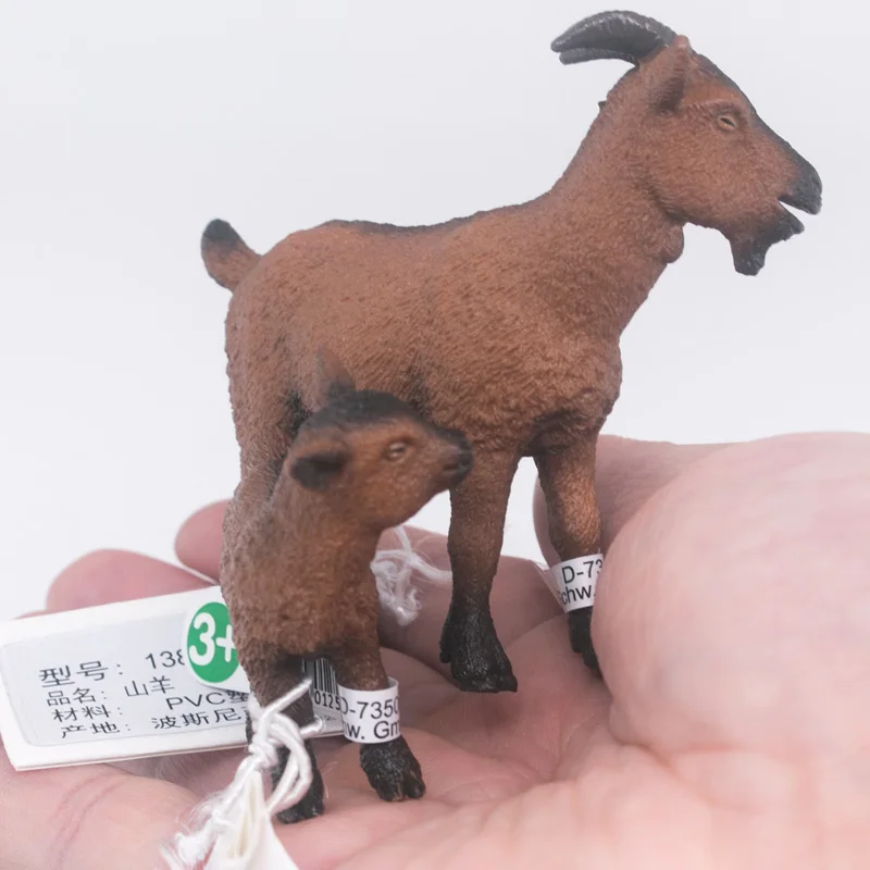 Schleich ферма жизни фигурки животных пластиковая игрушка Коза коричневый для детей
