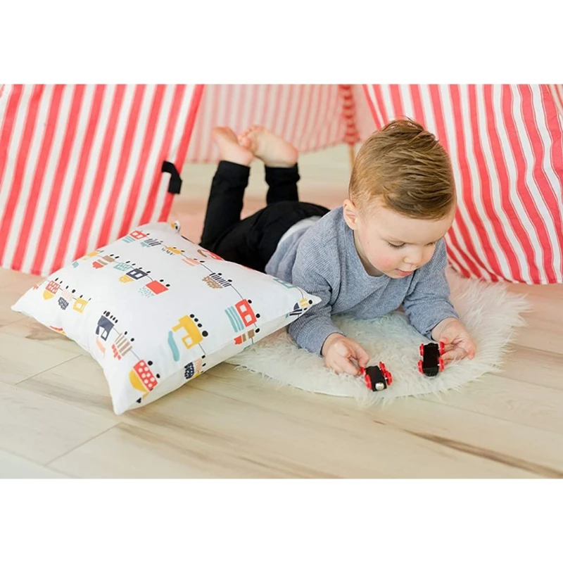 

Baby Pillowcase Ultra Soft Cotton Kids Toddler Cot Bed Sleeping Pillow Cover Envelope Style Travel Pillowcase
