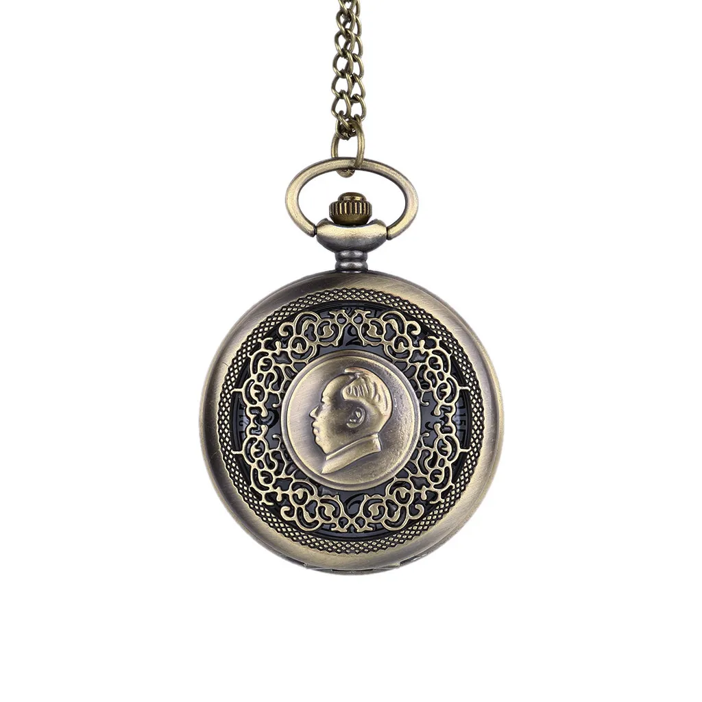 Индивидуальные классические ретро карманные часы для мужчин и женщин кварцевые