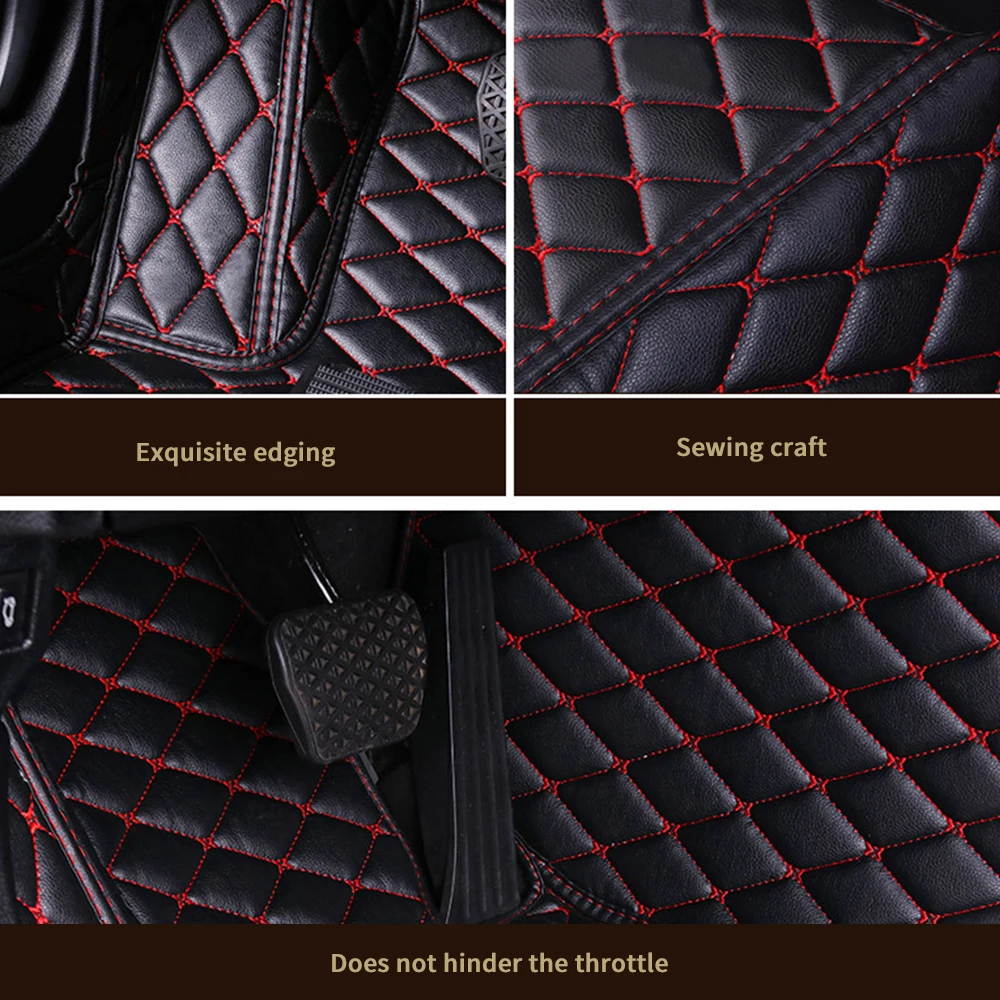 

Artificial Leather Car Floor Mats For Audi S4 2018-2019 Auto Styling Accessories Carpet Rugs Automobile Interior Renovation