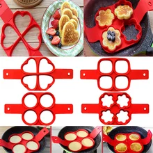 1Pcs Fried Egg Pancake Maker Nonstick Cooking Tool Round Heart Pancake Maker Egg Cooker Egg Omelette Mold Kitchen Gadgets