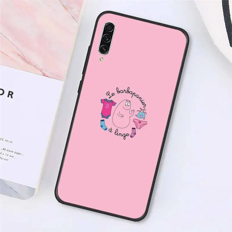 

Pink barbapapa cartoon Phone Case For Samsung galaxy S 9 10 20 A 10 21 30 31 40 50 51 71 s note 20 j 4 2018 plus