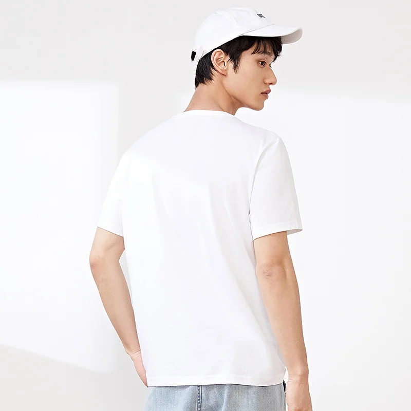 

SEMIR Lover Summer Clothes Lotus Root Pink Short Sleeve T-Shirts Men And Women 2021 Summer Trendy Tops