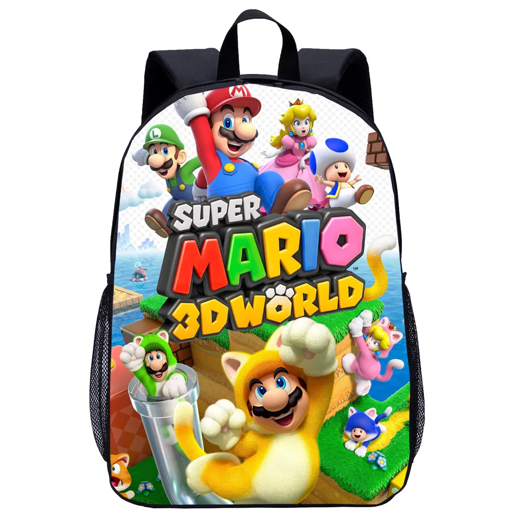 Детский рюкзак Super Mario для мальчиков милый стильный мультяшный ранец детского