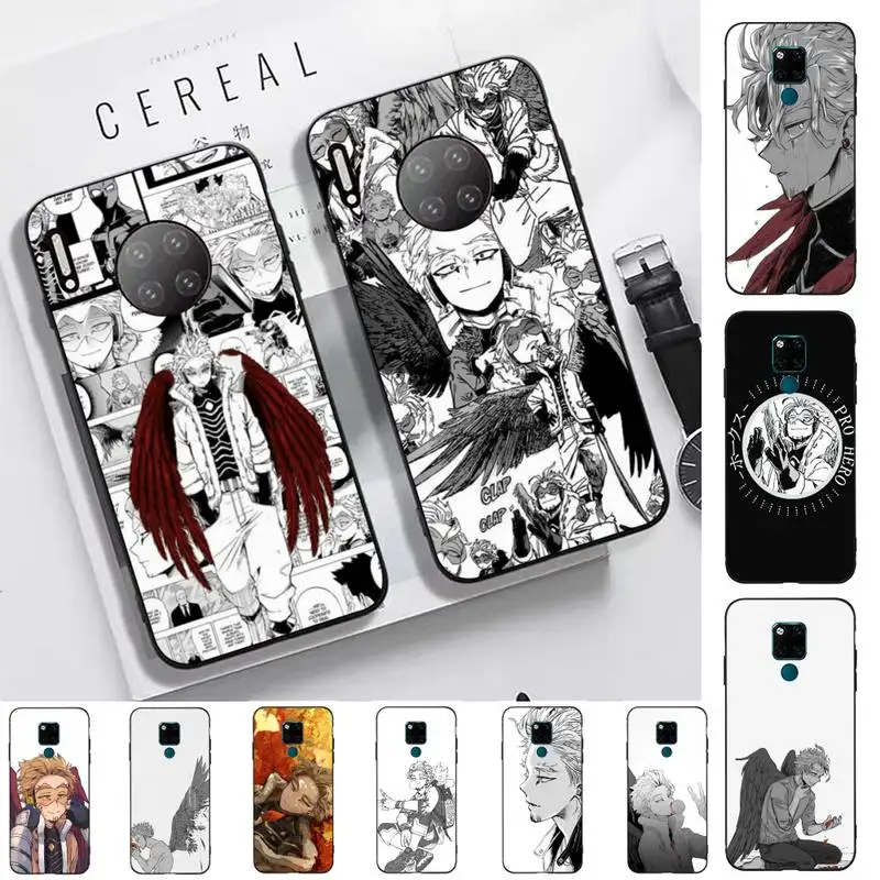 

TOPLBPCS Hawks Coat Anime My Hero Academia Phone Case for Huawei Mate 20 10 9 40 30 lite pro X Nova 2 3i 7se