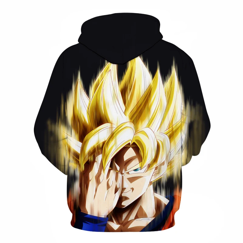Dragon Ball Z Vegeta Resurrection толстовки для женщин и мужчин Аниме Толстовка Супер Saiyan Goku/Majin Buu/Piccolo/Cell DBZ Толстовка пальто