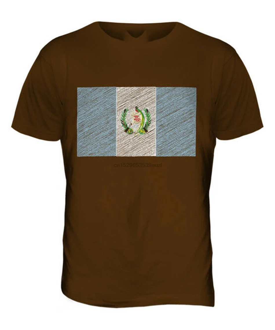 Мужская футболка с флагом Гватемалы топ в подарок для молодежи среднего возраста