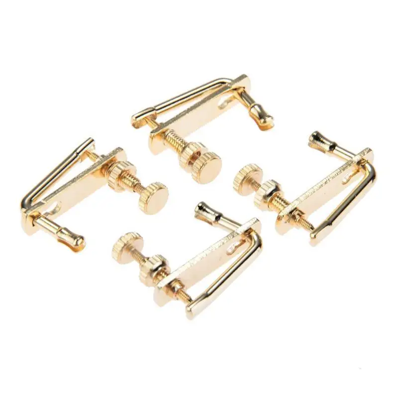 4 шт. тонкий тюнер для скрипки с регулятором винты медным покрытием размера