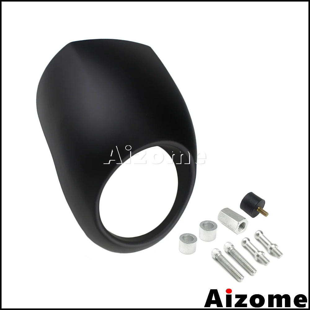 Мотоциклетная маска для фары 5-3/4 дюйма передний хомут Harley Sportster Dyna FXD XL1200 XL883 39 мм